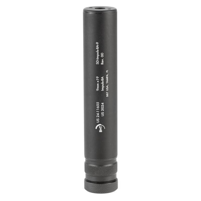Impuls, Suppressor, 9MM, 1/2x28 Impuls Mount, Anodized Finish, Black SD-Impuls-IIA-9mm - DISCONTINUED