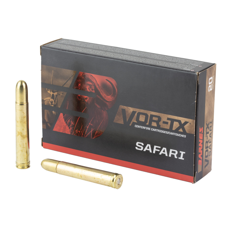 VOR-TX SAFARI, 458 Winchester, 450 Grain, Banded Solid Round Nose, 20 Round Box 22023