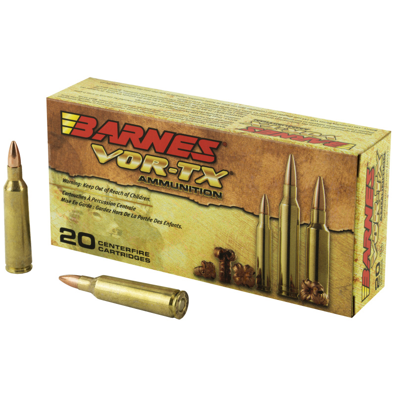 Vor-Tx .22-250 Remington 50 Grain Triple Shock X-Bullet Flat Base