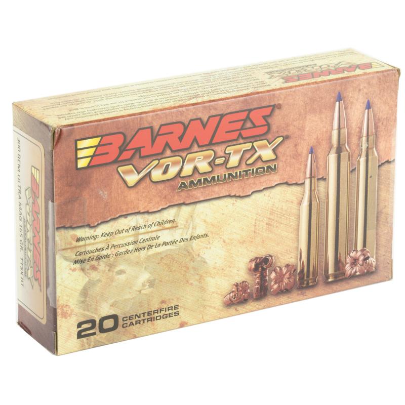 Vor-Tx .300 Remington Ultra Magnum 165 Grain Tipped Triple Shock X-Bullet Boattail