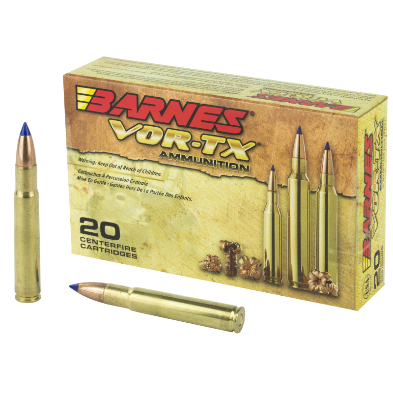 VOR-TX, 35 Whelen, 180 Grain, Tipped Triple Shock X, Lead Free, 20 Round Box, California Certified Nonlead Ammunition 21581