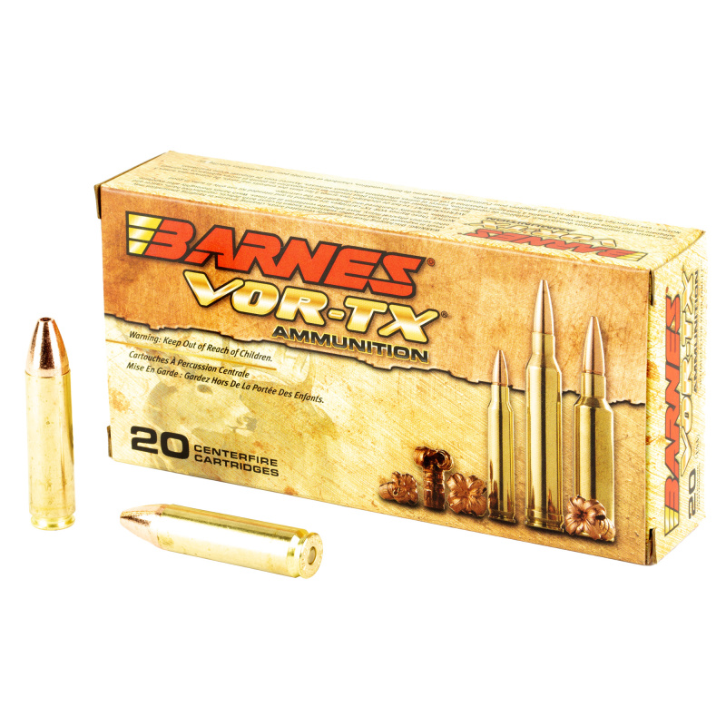 VOR-TX, 450 Bushmaster, 250 Grain, Tipped Triple Shock X, 20 Round Box 30838