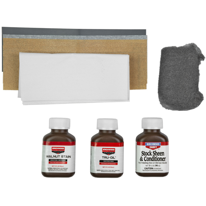 Complete Tru-Oil Gun Stock Finish Kit - No CA Sales