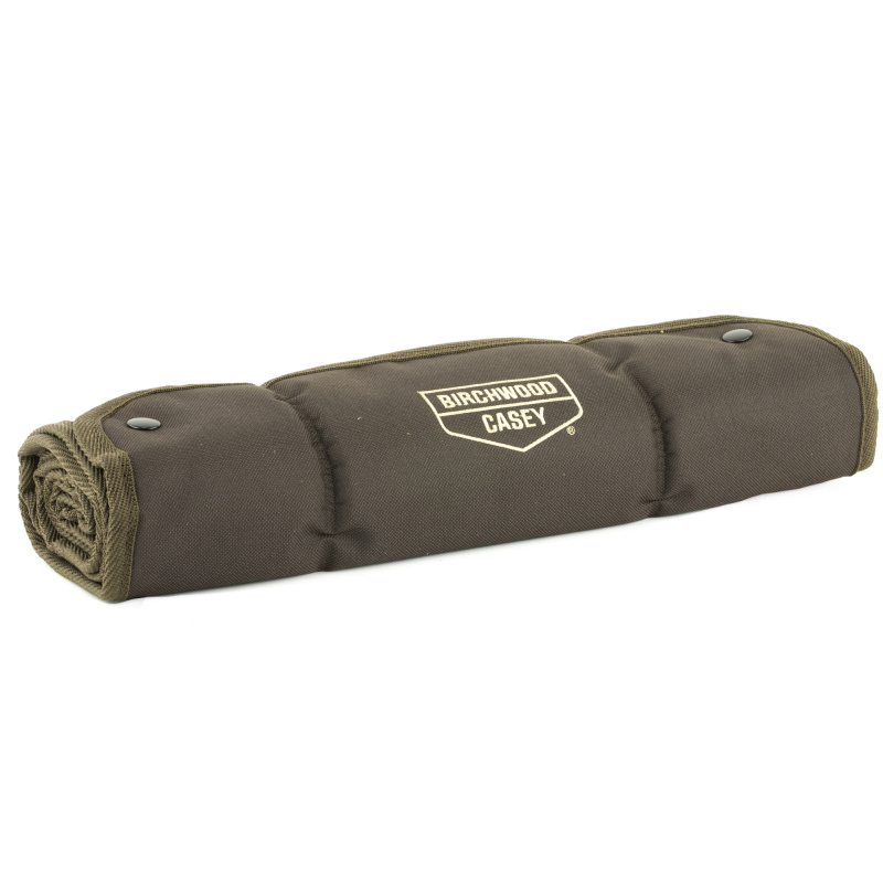Waxed Canvas Long Gun Cleaning Mat With Snap Closure 16x54 Inches