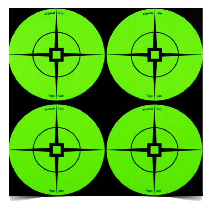 Self-Adhesive Target Spots Atomic Green With Crosshairs 3 Inch 40 Spots