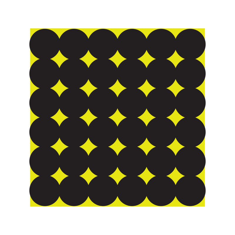 Shoot-N-C Targets/Pasters 1 Inch Round 432 Per Pack