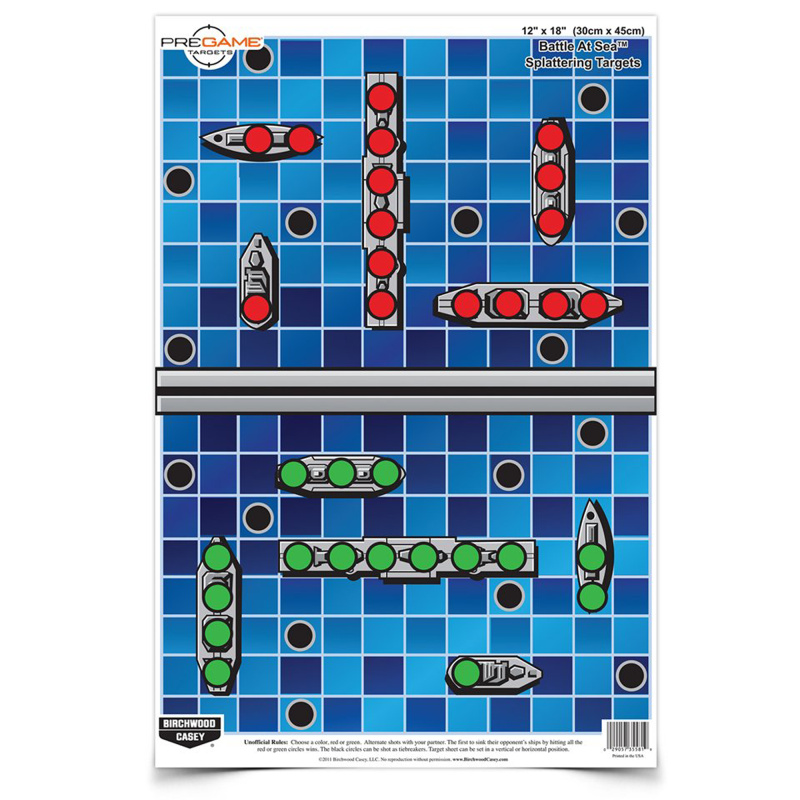 Dirty Bird Battle At Sea Targets 12x18 Inch 8 Per Package