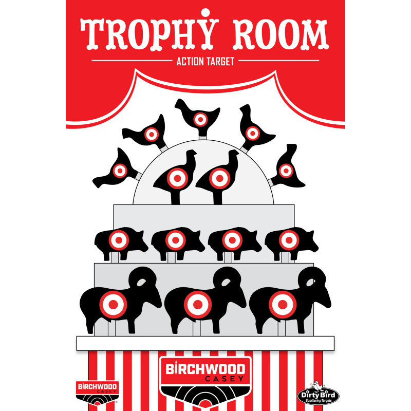 Dirty Bird, 12" x 18" Trophy Room Target, 6 Targets BC-35775