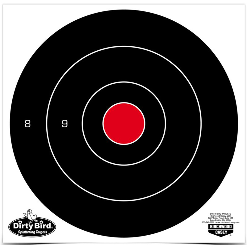 Dirty Bird Splattering Targets 8 Inch Bullseye Package of 25