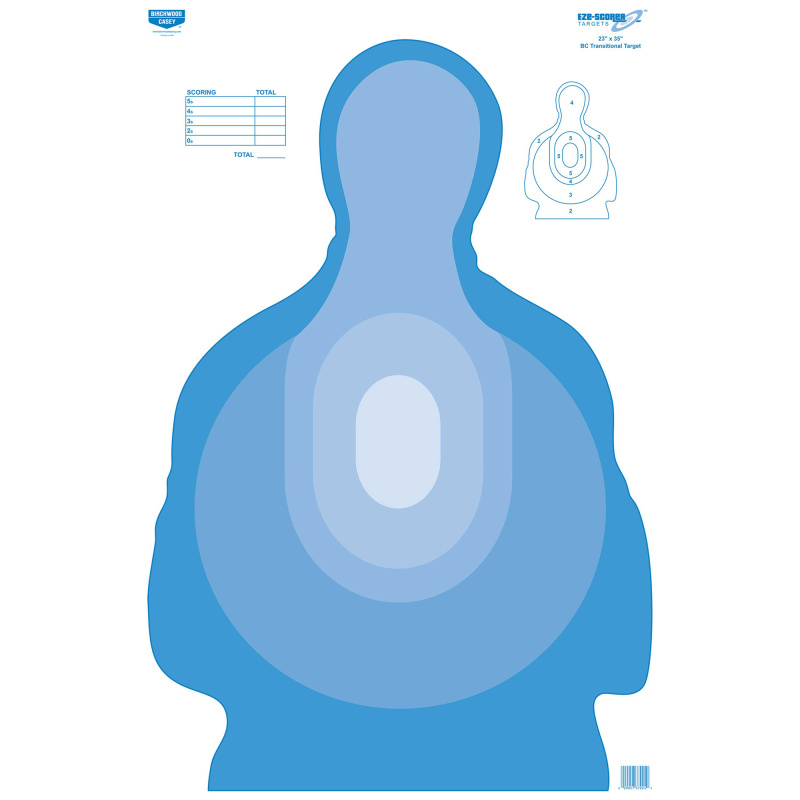 Eze-Scorer Target, Transitional Blue Paper, 23X35, 37024