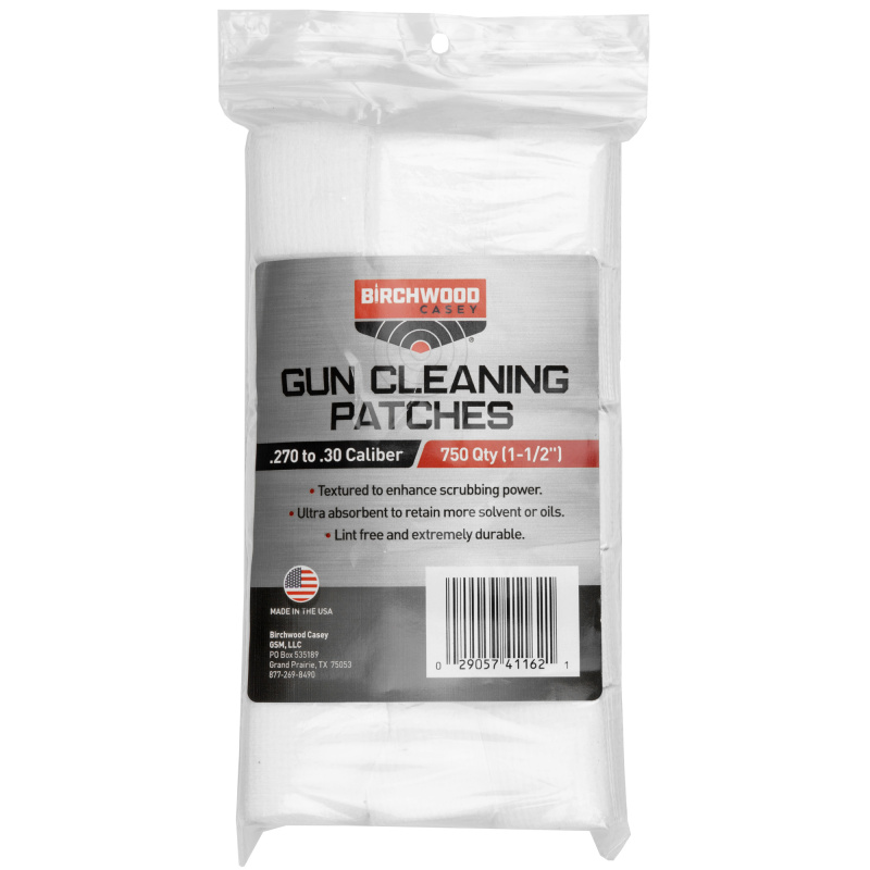 Gun Cleaning Patches 1.5 Inch Square 750 Per Pack