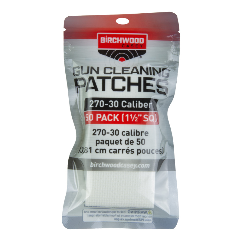 Patches, .270-.30 Caliber, 1 1/2" Square, 50 Pack BC-41163