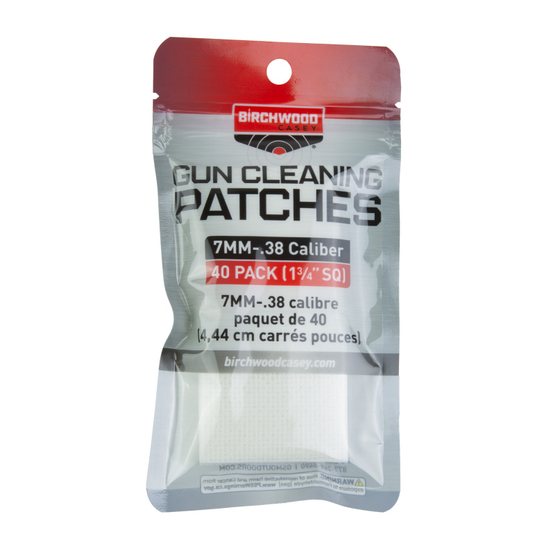 Patches, 7MM-38 Caliber, 1 3/4" Square, 40 Pack BC-41165