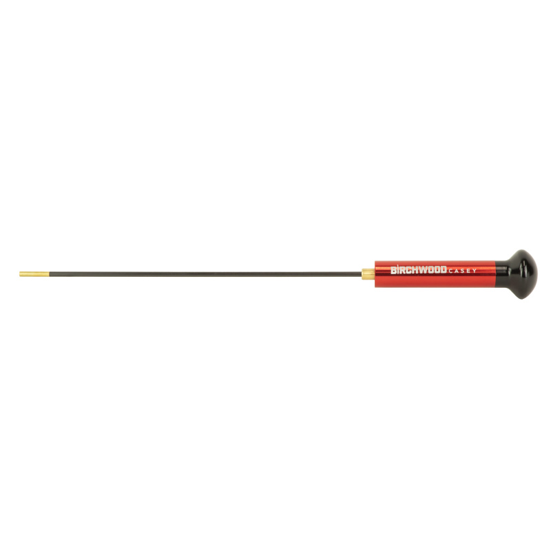 Premium Carbon, One Piece Cleaning Rod, 12", For .22 Caliber Bores, Black/Red BC-41433