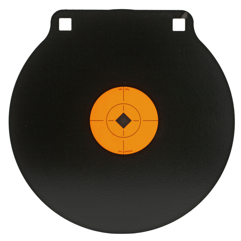 World of Targets, 10"Gong Two Hole Target, 3/8", AR500, Includes 3" Target Spot, Steel 47615