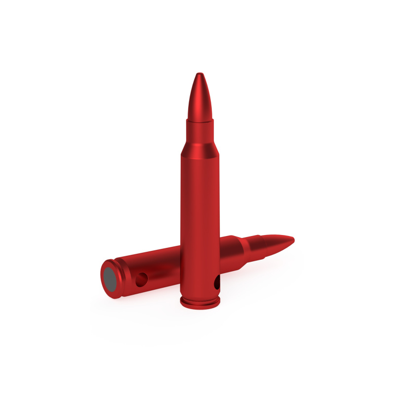 DURACAP Training Rounds, 223/556NATO, Aluminum Construction, Anodized Finish, Red, 6 Pack BC-DCTR-223