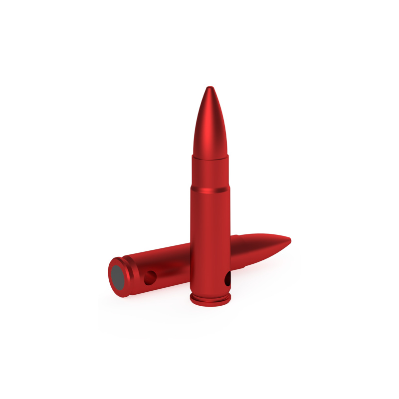 DURACAP Training Rounds, 300 Blackout, Aluminum Construction, Anodized Finish, Red, 6 Pack BC-DCTR-300BO