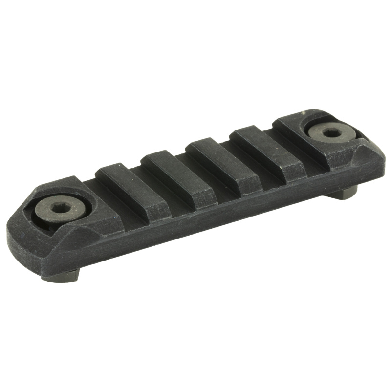 Aluminum Picatinny Rail Section, Black, MLOK Compatible, 3" BCM-MCMR-1913-A3