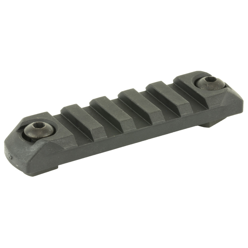 Polymer Picatinny Rail Section, Black, MLOK Compatible, 3" BCM-MCMR-1913-N3-BLK