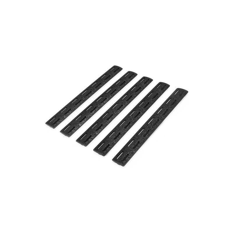 MCMR Rail Panel Kit, Black, MLOK Compatible, 5.5", 5 pack BCM-MCMR-RP-BLK-5