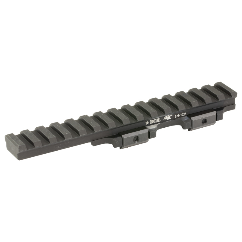 A/T 525-10X5 Optic Riser, Fits Picatinny, 6.125" Long, 0.525" Height, Anodized Finish, Black BCM-OR-AT-525-10X5