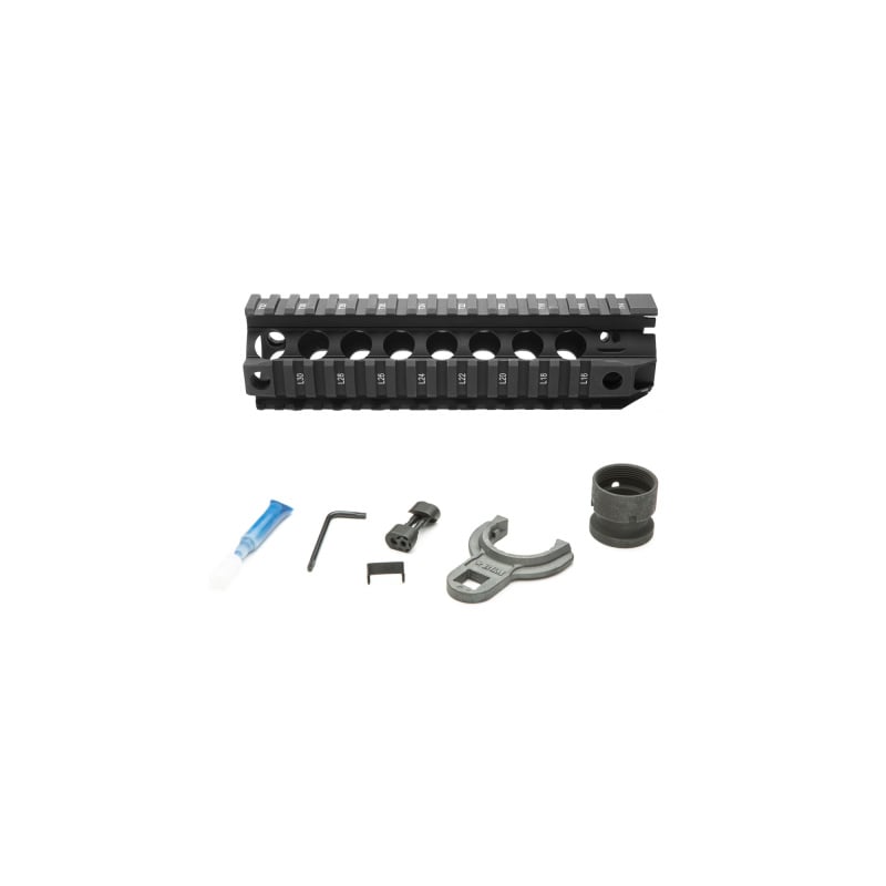 BCMGUNFIGHTER, Quad Rail, Black, Picatinny Rail, AR Rifles, 8" BCM-QRF-8-556-BLK