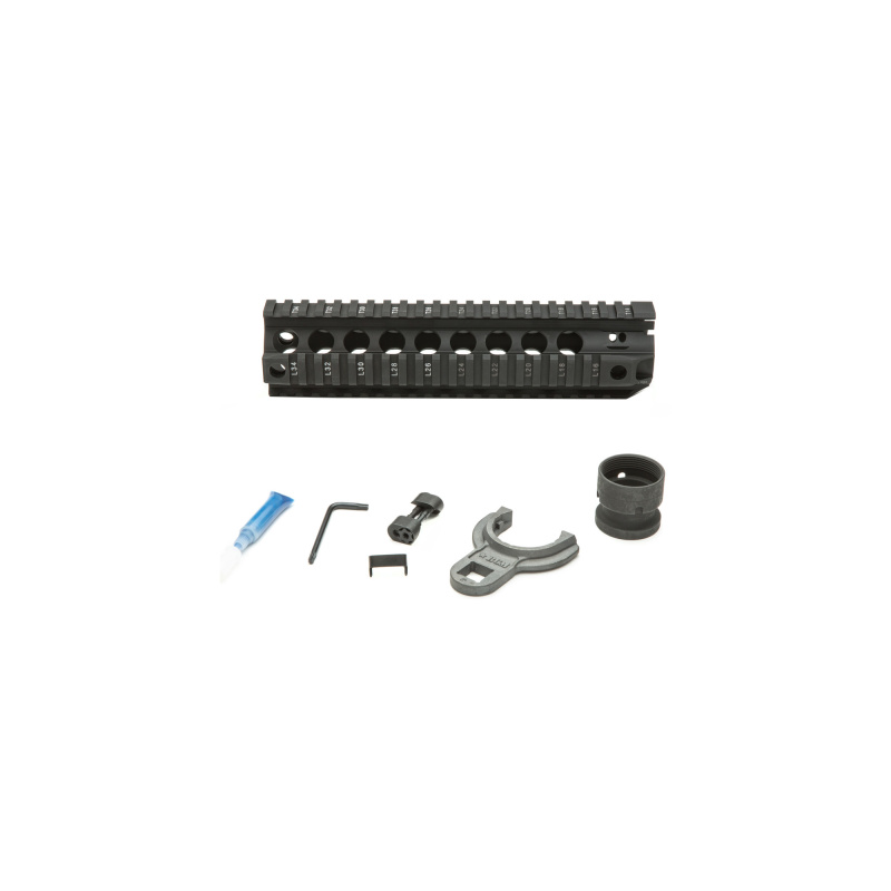 BCMGUNFIGHTER, Quad Rail, Black, Picatinny Rail, AR Rifles, 9" BCM-QRF-9-556-BLK