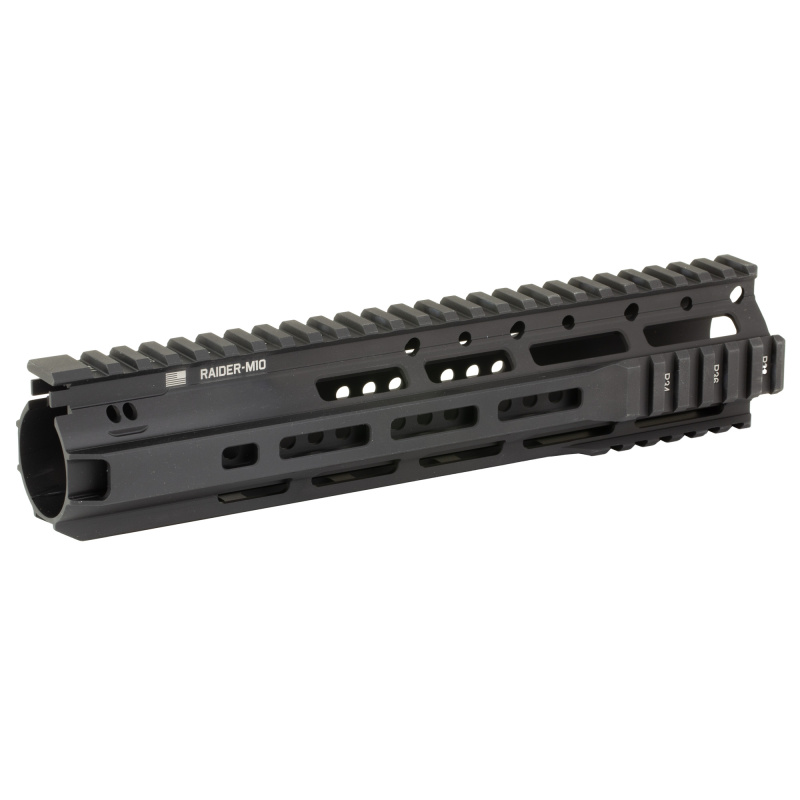 RAIDER-M M-LOK Rail, Fits AR Rifles, 10" Long, Black BCM-RAIDER-M10-556-BLK
