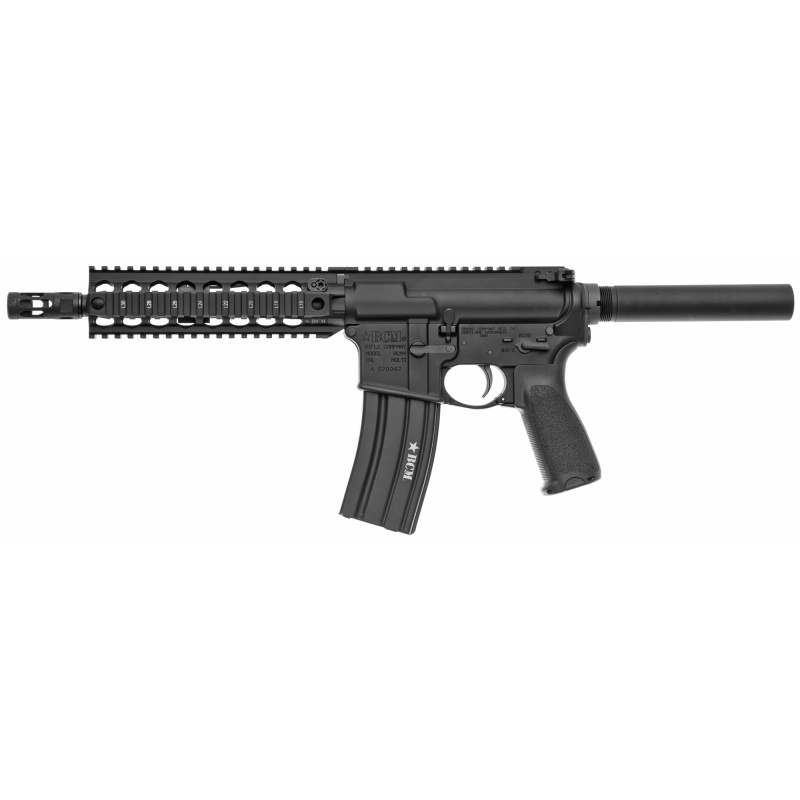 Recce 9 QRF, Semi-automatic, Pistol, 300 Blackout, 9" Barrel, 1:7 Twist, Aluminum, Black, BCM Mod 3 Pistol Grip, QRF-8 Handguard, 30 Rounds 503-830
