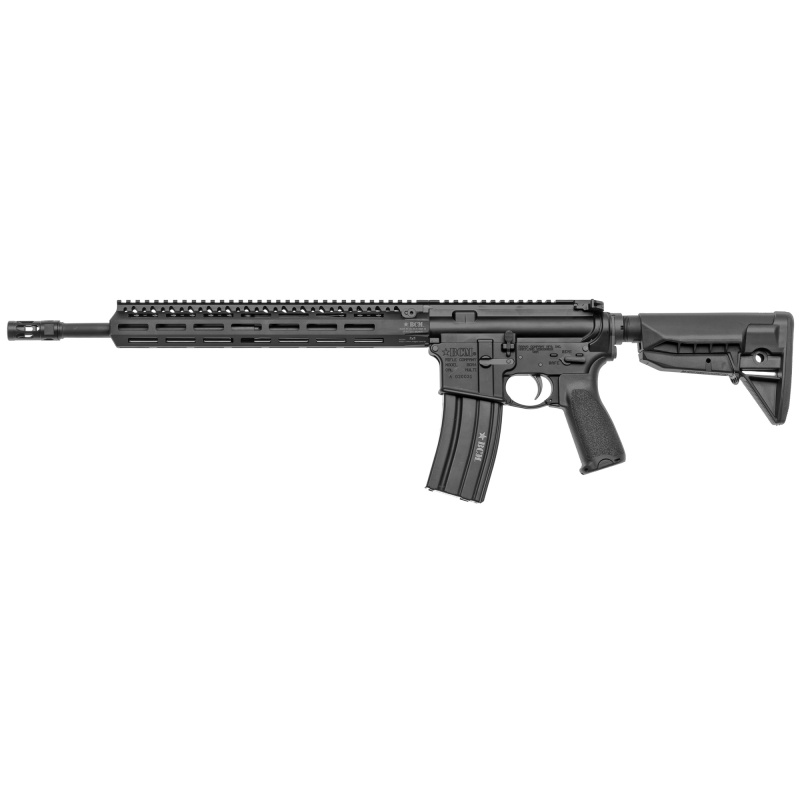 RECCE-16 MCMR Carbine, Semi-automatic, 300 Blackout, 16" Barrel, 1:7 Twist, Black Finish, 30Rd, Carbine Length Gas System, BCM MCMR-13 Free Float Handguard, BCMGUNFIGHTER Charging Handle, BCM Mod 1 Compensator 762/300, BCM Mod 3 Pistol Grip 653-750