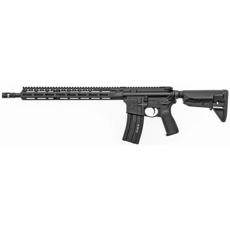 RECCE-16 MCMR Carbine, Semi-automatic, 223 Rem/556NATO, 16" Barrel, 1:7 Twist, Black Finish, 30Rd, Mid-Length Gas System, BCM MCMR-15 Free Float Handguard, BCMGUNFIGHTER Charging Handle, BCM Mod 0 Compensator, BCM Mod 3 Pistol Grip 750-750