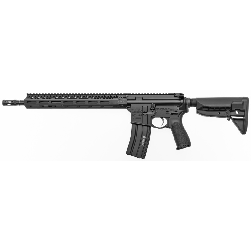 RECCE-14 MCMR Carbine, Semi-automatic, 223 Rem/556NATO, 14.5" Pinned (16" OAL), 1:7 Twist, Black Finish, BCMGUNFIGHTER Mod 3 Pistol Grip, BCM MCMR-13 Free Float Handguard, BCM Mod 1 Compensator, 30Rd 780-750