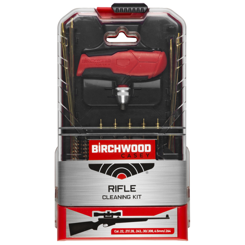 Universal Rifle Cleaning Kit, 21 Piece, Unique Handle BC-RIFCLN-KIT
