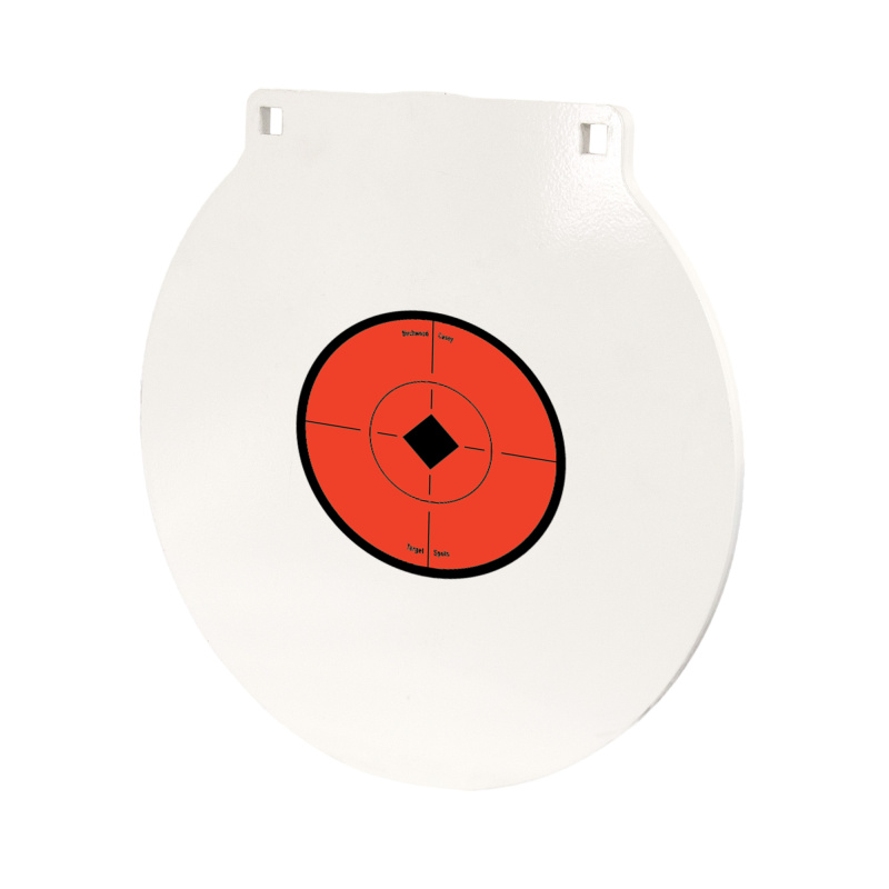 1/2" Steel Target, 10", Round, White BC-RND10
