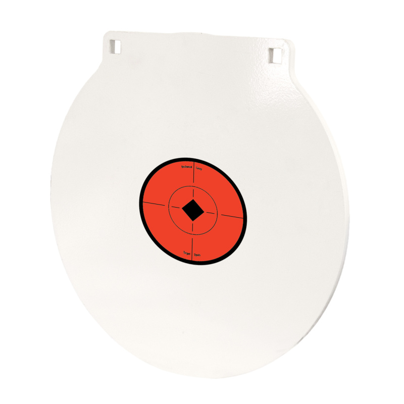 1/2" Steel Target, 12", Round, White BC-RND12