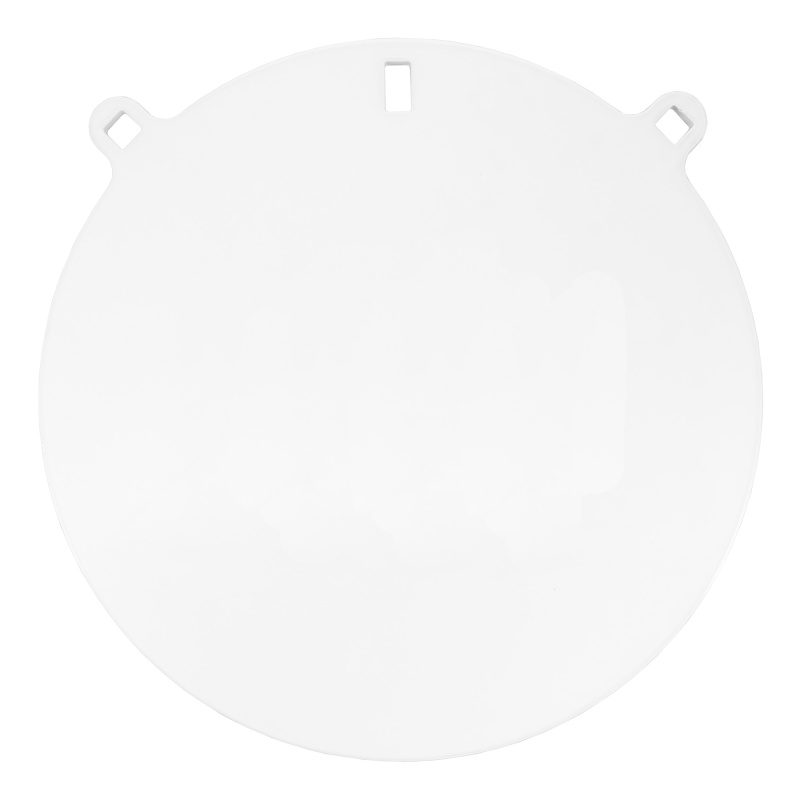 AR500 Gong, 15" Round Target, 3/8", White BC-RND15-38