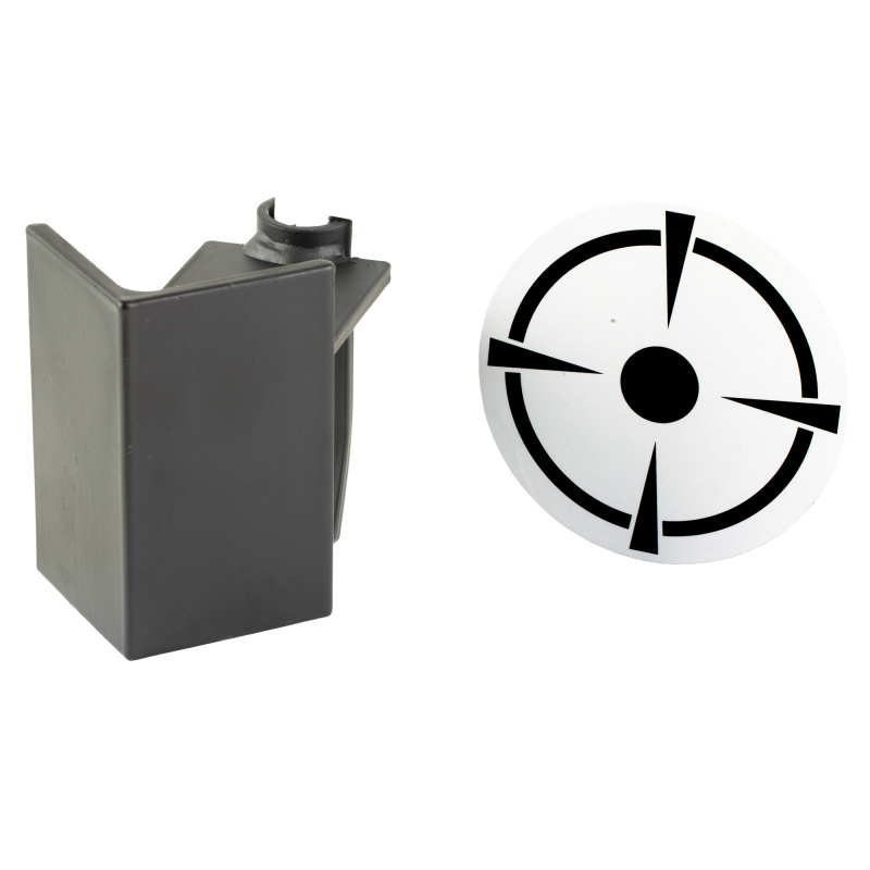 T-Post Dueling Target, 3/8" Steel Target, Black/White BC-TP38DT