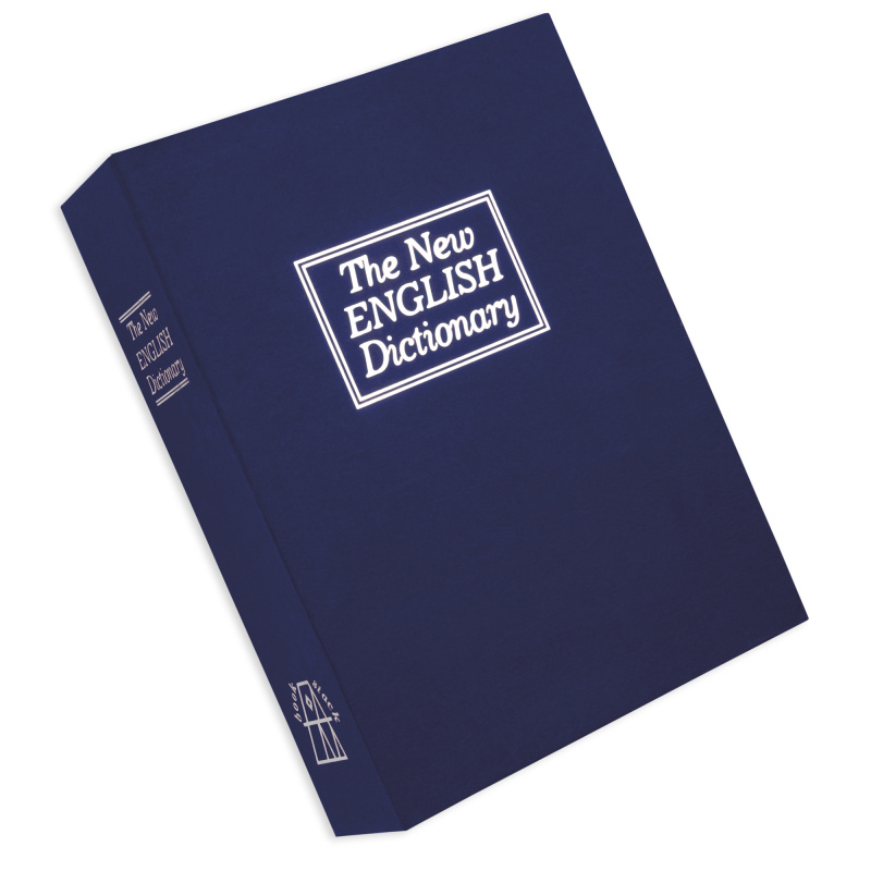 Deluxe Diversion Book Safe Exterior Size 10.6x7.7x2.5 Inches Blue