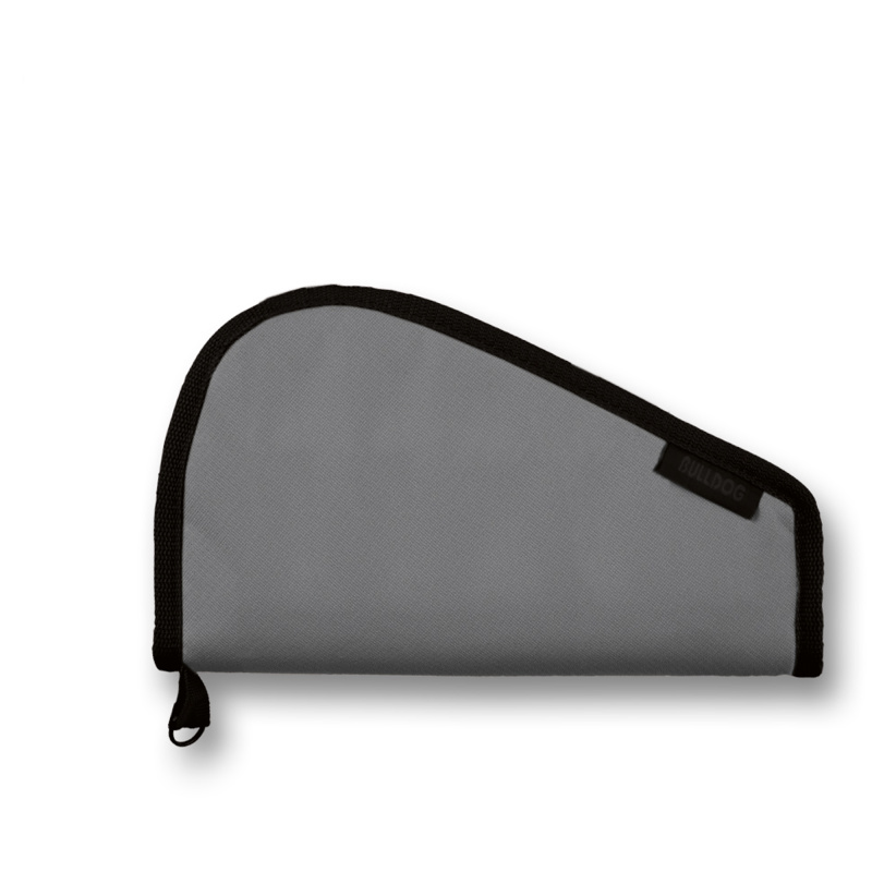 Pistol Rug Without Handles Grey With Black Trim 7x6 Inches
