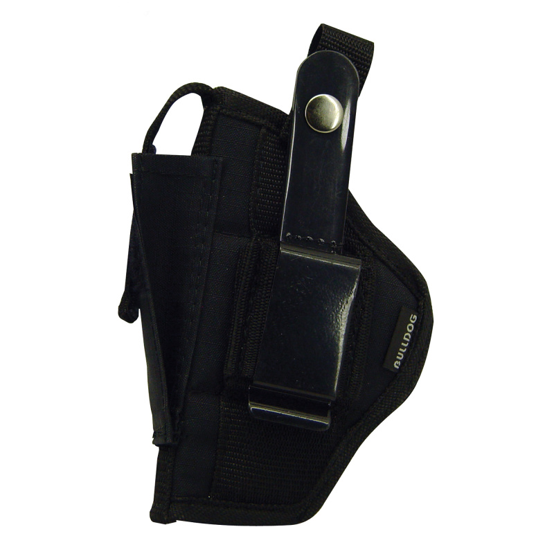 Belt and Clip Ambidextrous Holster For Most Compact Autos With 2.5-3.75 Inch Barrels Black