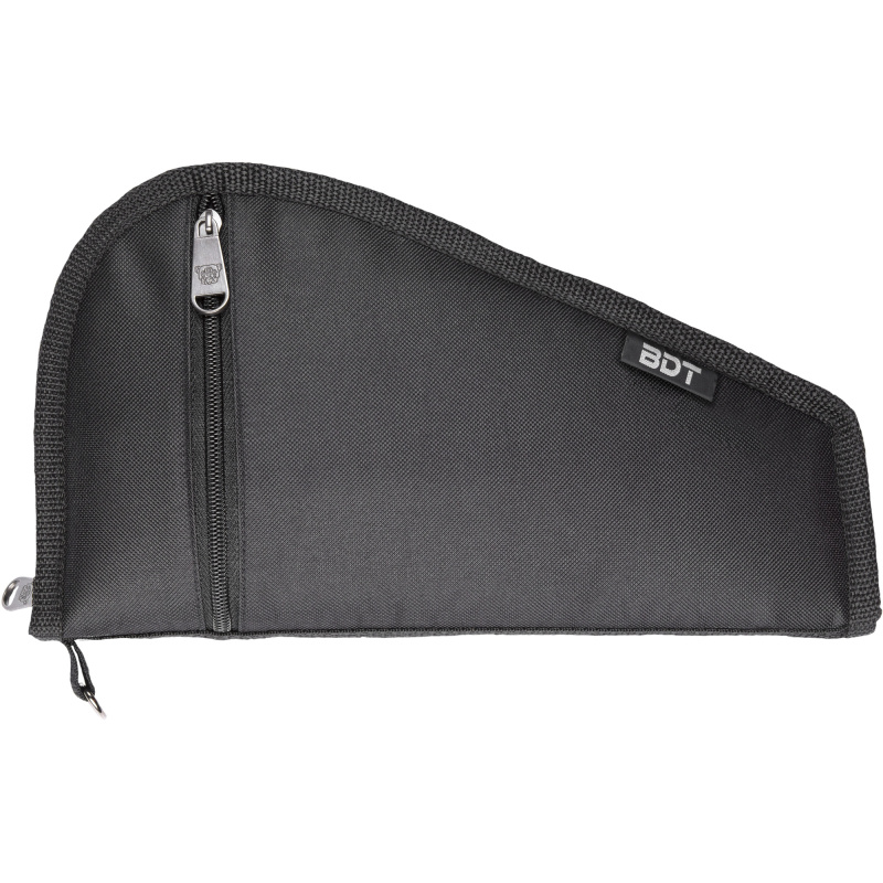 Deluxe Pistol Case w/ Pocket and Sleeve, Black, 12"x6" BDT620B