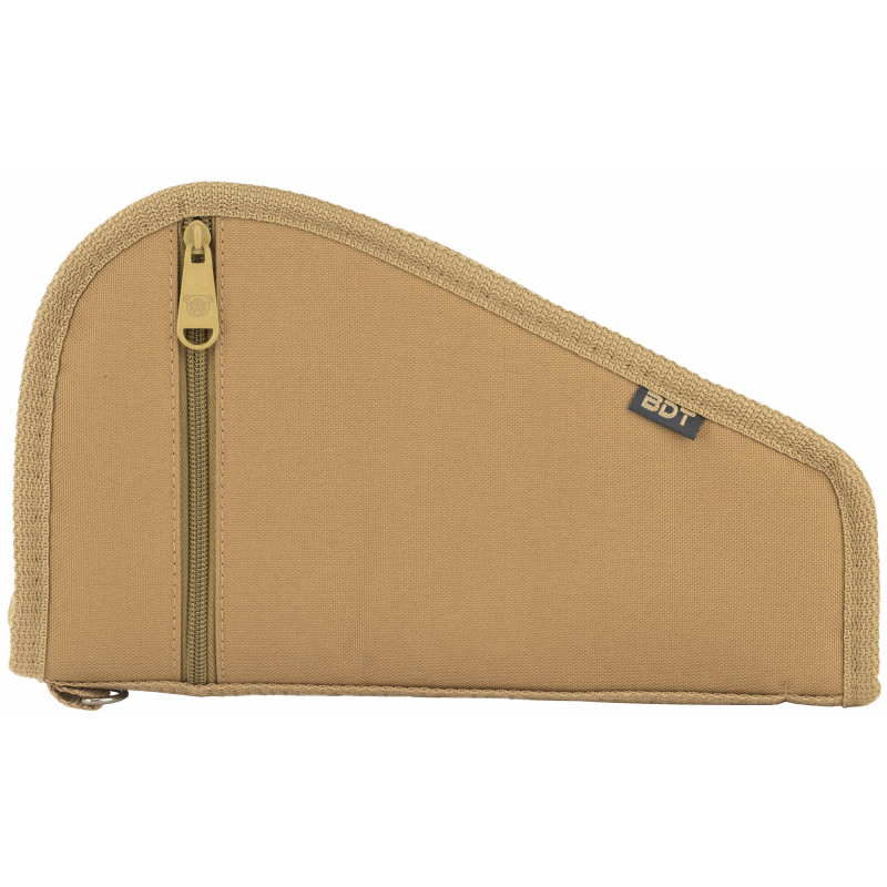 Deluxe Pistol Case w/ Pocket and Sleeve, Tan, 12"x6" BDT620T