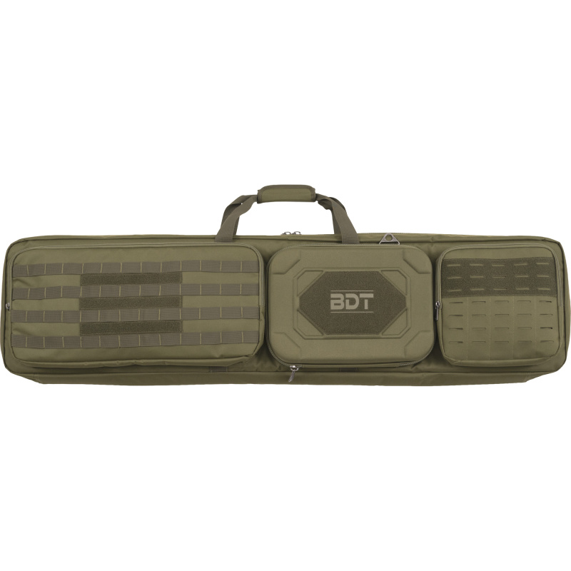 Double Suppressor Tactical Rifle Bag, 48", Poly Oxford Nylon Material, Green BDT74-48G