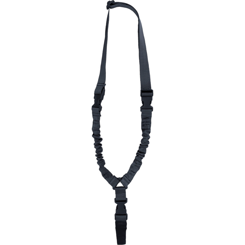 Tactical Sling, Black, 1", Single Point Bungee Sling, Quick Release Buckle BDT829B
