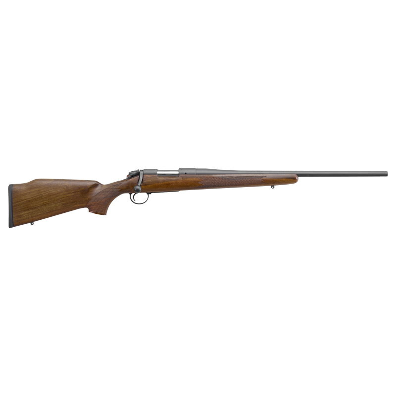 B-14 Series Timber Rifle, Bolt Action Rifle, 270 Winchester, 24" Barrel, Cerakote Finish, Black, Walnut Stock, Fits Remington 700 Scope Base with 6X48 Screws, 4 Rounds, Hinged Floorplate, Right Hand B14L002C