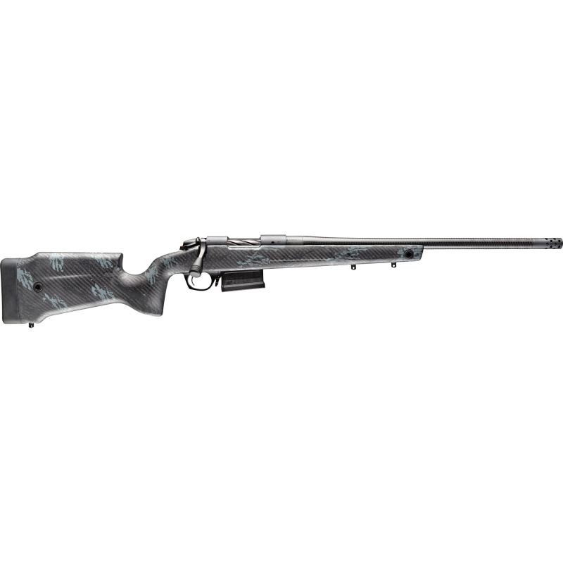Premier Series, Crest Carbon, Bolt Action Rifle, 300 PRC, 22" Carbon Fiber Barrel, Threaded 5/8x24, Omni Muzzle Brake, Cerakote Finish, Sniper Gray, Monte Carlo Carbon Fiber Stock, 5 Rounds, 1 AICS Style Magazine B14LM7518CF