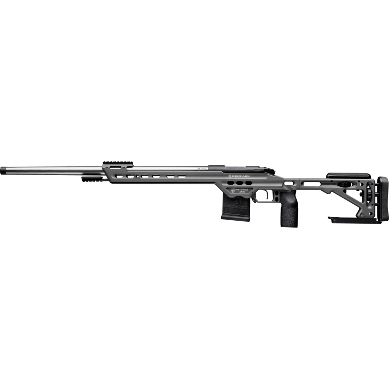 Premier Series, Competition, Bolt Action Rifle, 6MM GT, 26" Barrel, Threaded 5/8x24", Cerakote Finish, Tungsten, Masterpiece Arms BA Comp Chassis, TriggerTech Trigger, Right Hand, 10 Rounds, 1 AICS Style Magazine BPR25-6GT