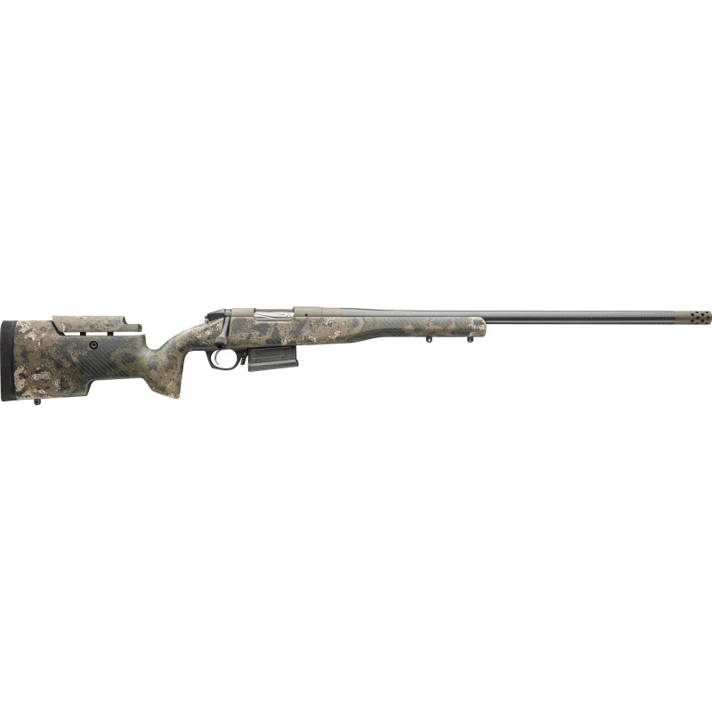 Premier Series Divide Rifle, Bolt Action Rifle, 6.5 Creedmoor, 24" Barrel - Carbon Fiber, Threaded 5/8-24, with Omni Muzzle Brake, Cerakote Finish, Black, Carbon Fiber Stock, Fits Remington 700 Scope Base with 6X48 Screws, 5 Rounds, AICS Style Detachable