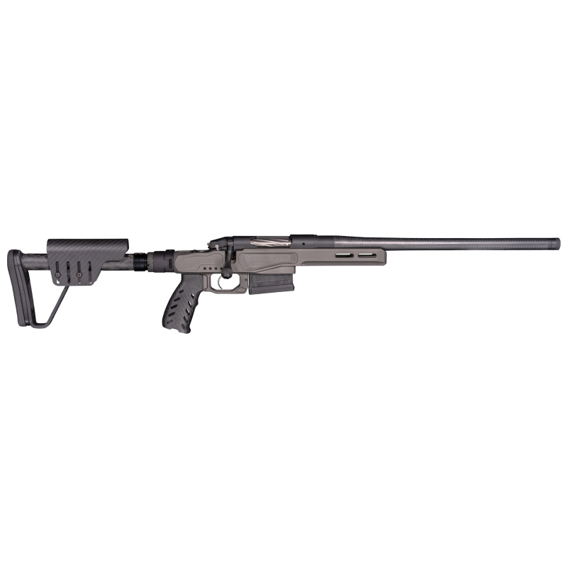 Premier Series, MG Micro Lite, Bolt, 25 Creedmoor, 18" Carbon Fiber Barrel, Omni Muzzle Brake, Cerakote Finish, Tungston, Magnesium Chassis Stock with Folder, 5 Rounds, 1 Magazine BPR36-25CM