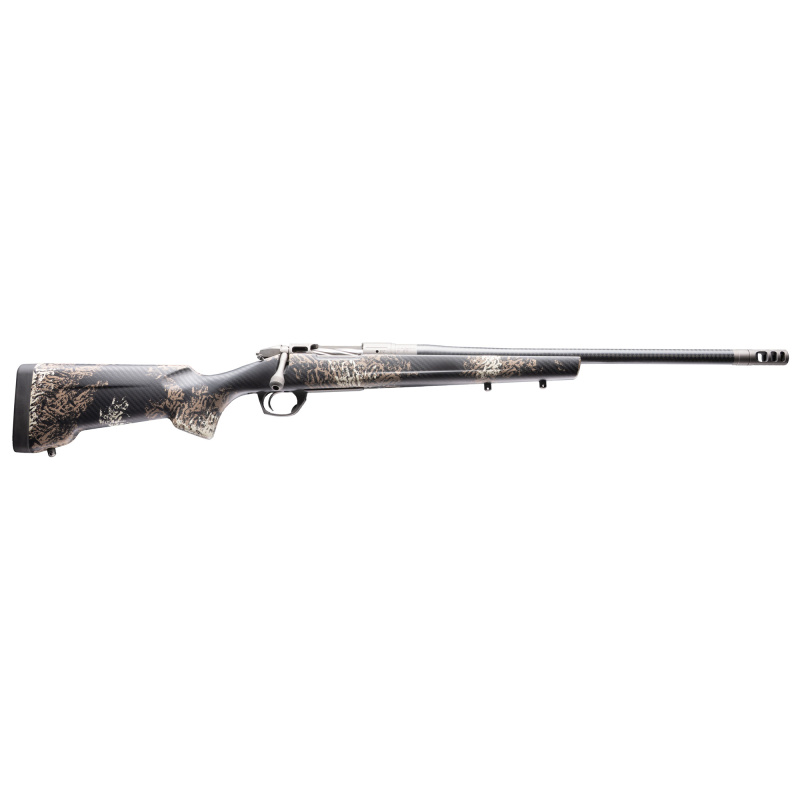 Premier Series, Cima Pro, Bolt Action Rifle, 300 PRC, 22" Carbon Fiber Barrel, Threaded 5/8X24, Omni Muzzle Brake, Cerakote Finish, Sniper Gray, Autoclave Carbon Fiber Stock, 3 Rounds, Hinged Floor Plate BPR38-300PRC